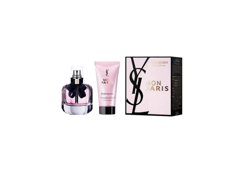Giftset - Yves Saint Laurent - Mon Paris - Eau de Parfum 50ml + 50ml Bodylotion - Parfum Gift