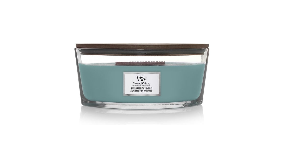 WoodWick - Evergreen Cashmere - Candle - 3 Varianten - Parfum Gift
