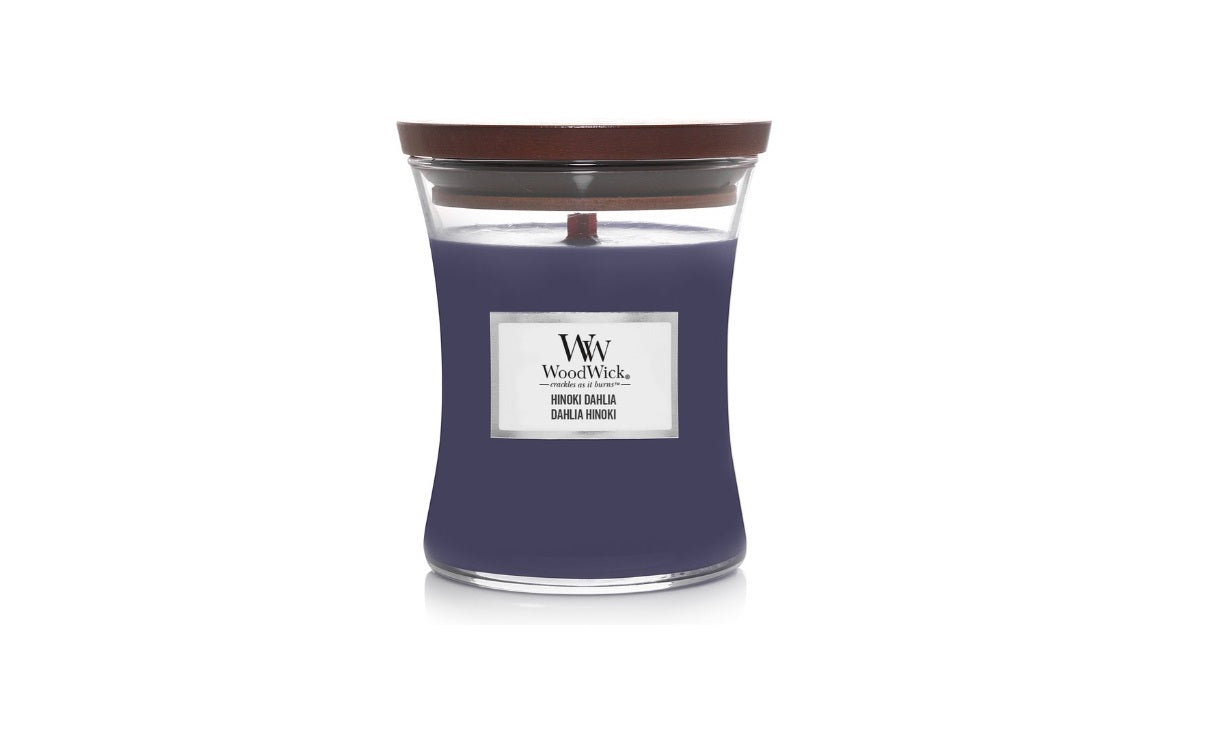 WoodWick - Hinoki Dahlia - Candle - 3 Varianten - Parfum Gift