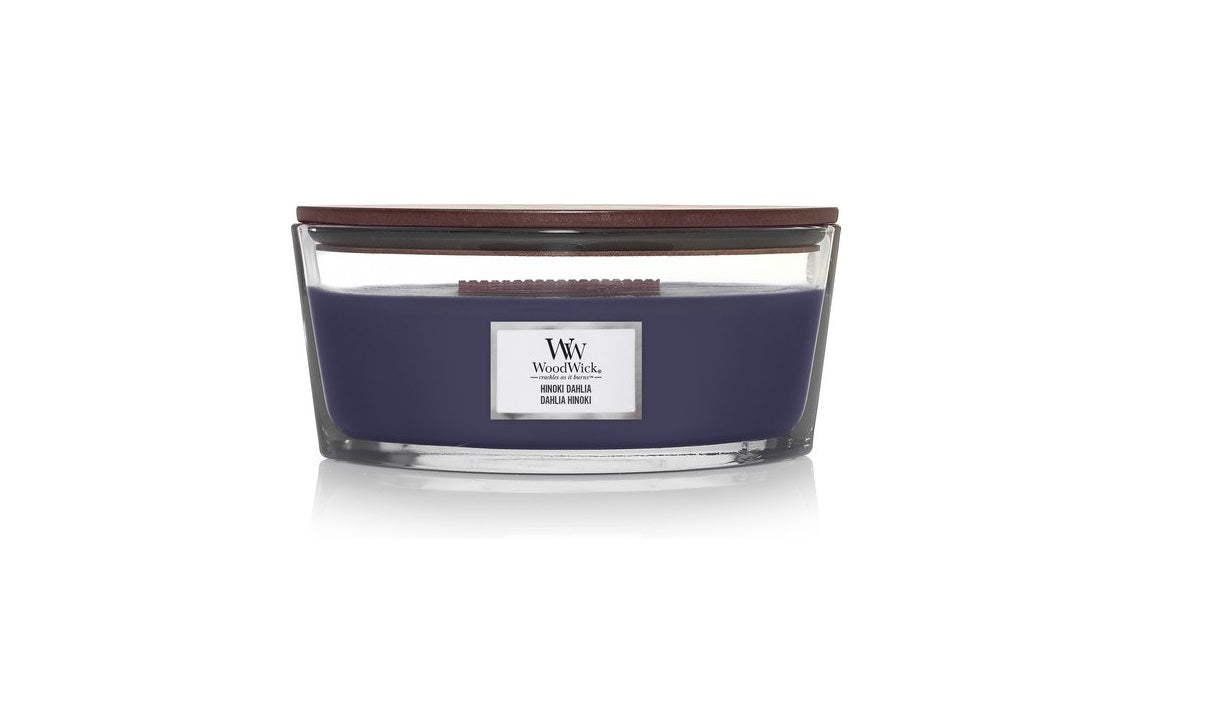 WoodWick - Hinoki Dahlia - Candle - 3 Varianten - Parfum Gift