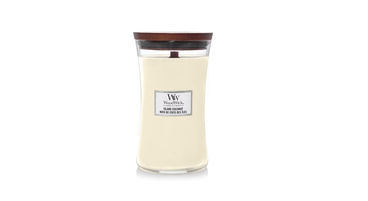WoodWick - Island Coconut - Candle - 3 Varianten - Parfum Gift