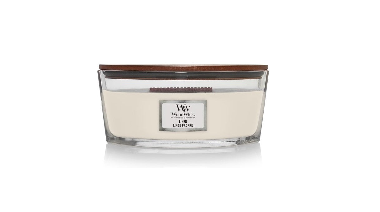 WoodWick - Linen - Candle - 3 Varianten - Parfum Gift