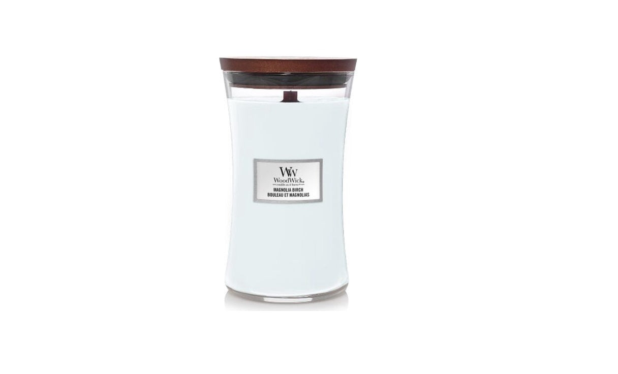 WoodWick - Magnolia Birch - Candle - 3 Varianten - Parfum Gift