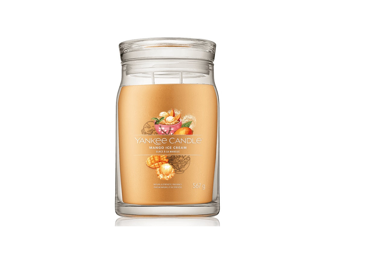Yankee Candle - Mango Ice Cream - 567 Gram - Candle - Parfum Gift