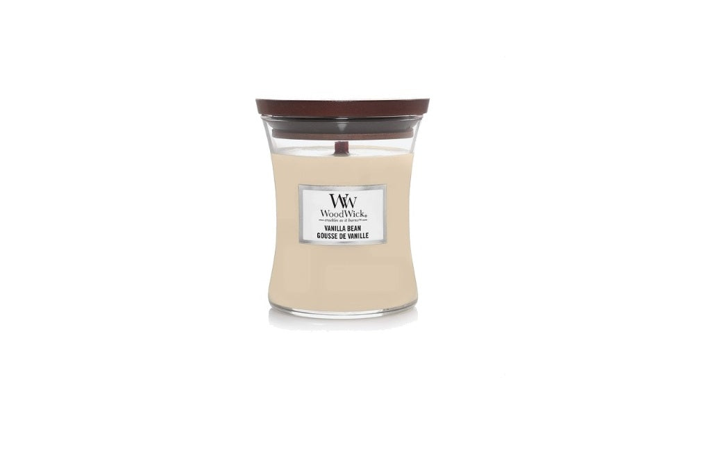 WoodWick - Vanilla Bean - Candle - 3 Varianten - Parfum Gift