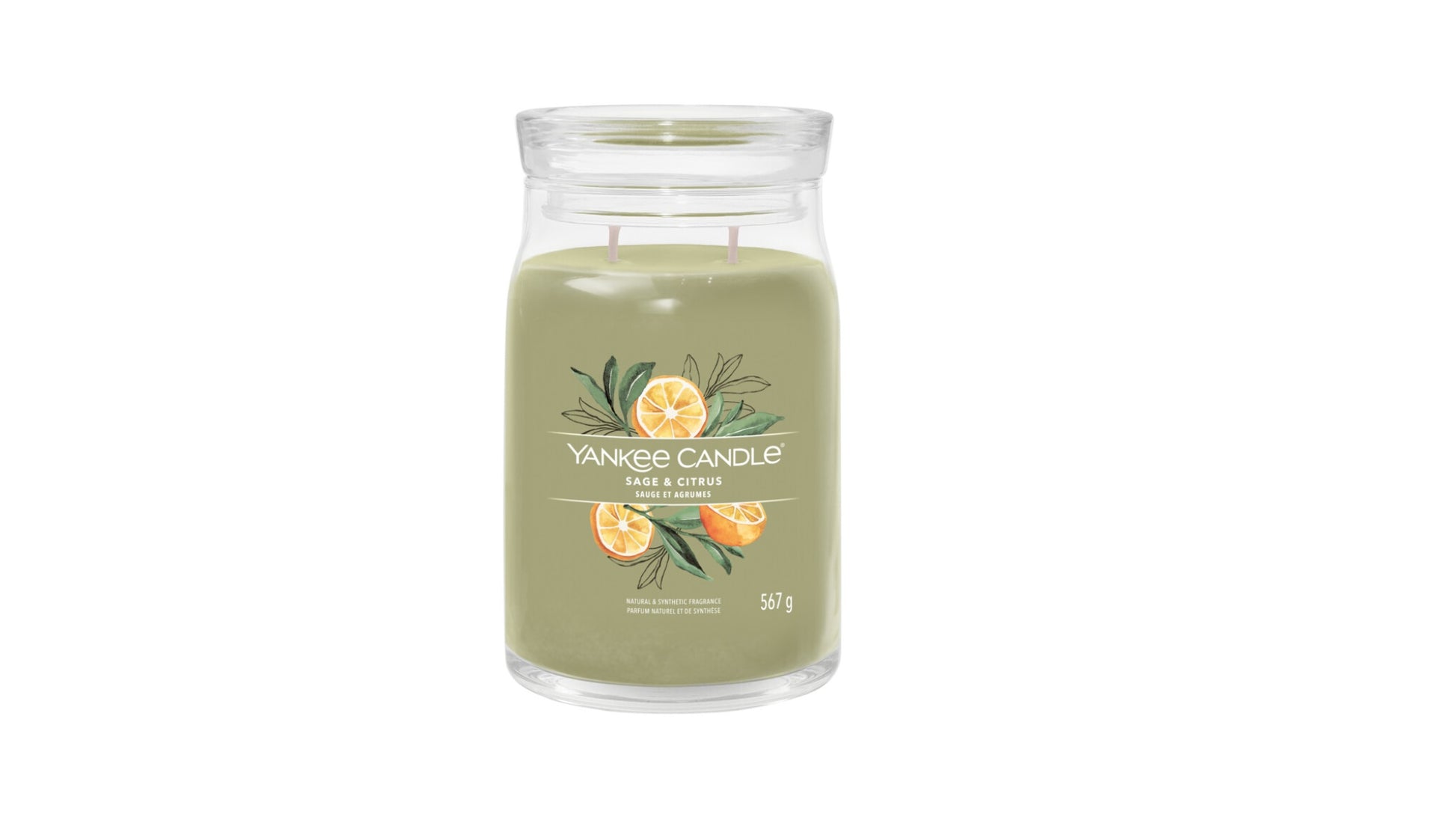 Yankee Candle - Sage & Citrus - 567 Gram - Candle - Parfum Gift