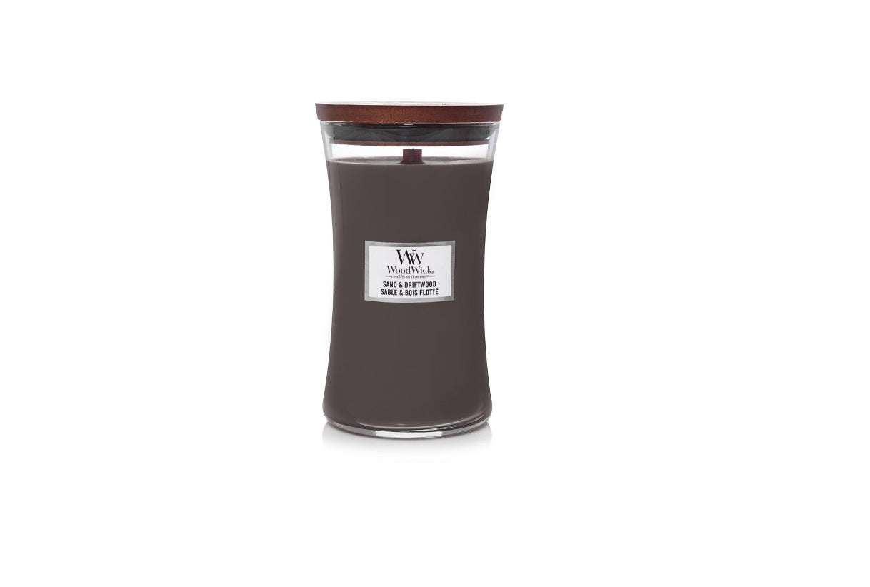 WoodWick - Sand & Driftwood - Candle - 3 Varianten - Parfum Gift