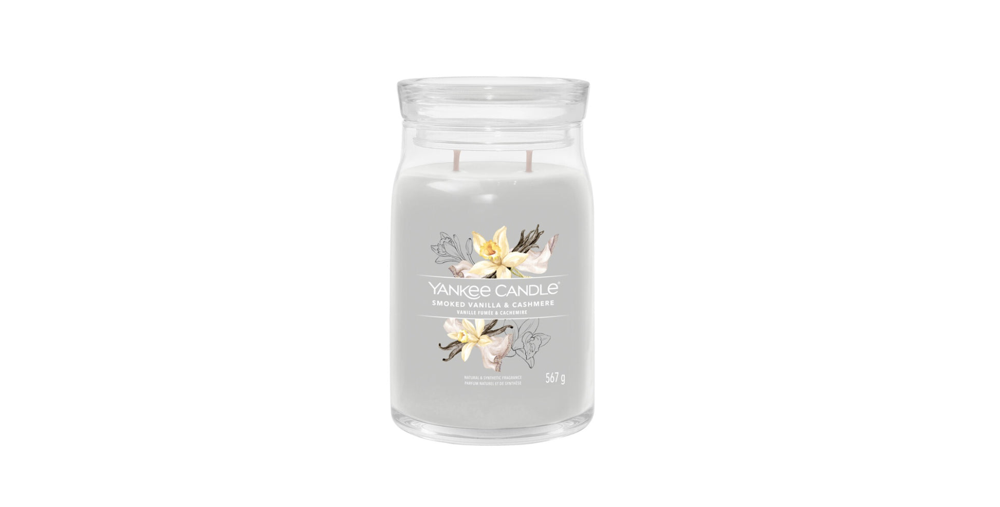 Yankee Candle - Smoked Vanille & Cashmere - 567 Gram - Candle - Parfum Gift