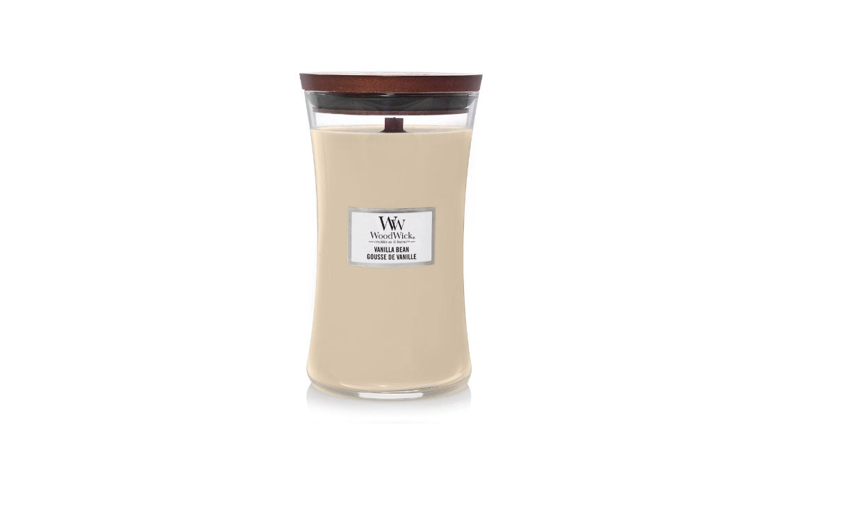WoodWick - Vanilla Bean - Candle - 3 Varianten - Parfum Gift